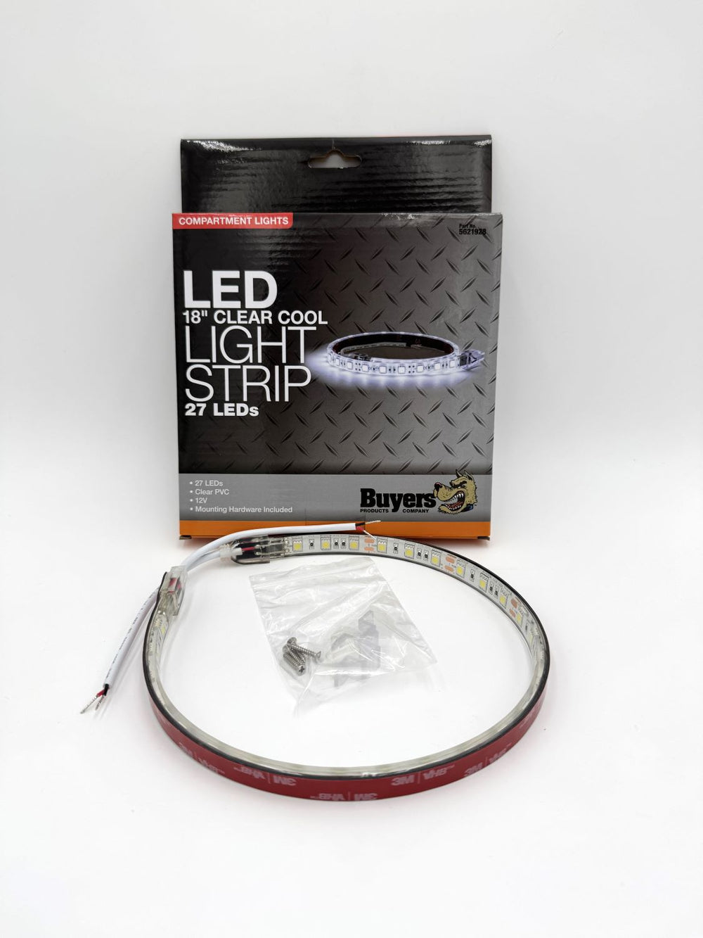 LIGHT,STRIP,18IN,CLEAR,COOL,12VDC,2