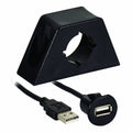 6FT USB EXT CBL W/MOUNT 6FT
