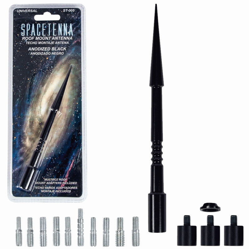 SPACETENNA REPLACEMENT ANTENNA MAST 6IN - BLACK