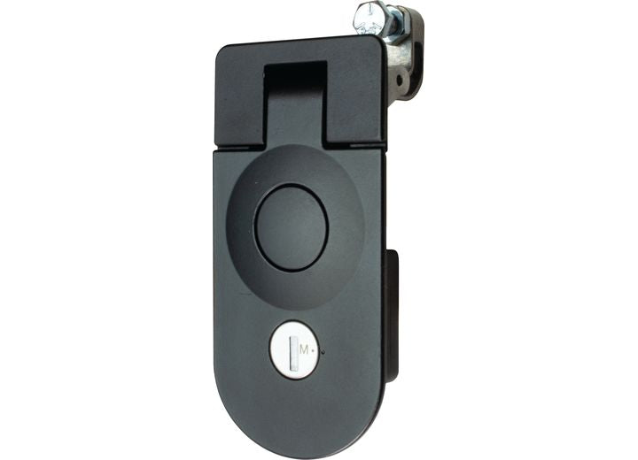 COMPRESSION PIVOT LATCH BLACK 60MM ARM LENGTH WATERPROOG G391 KEYED