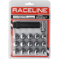Raceline Conical Lug Nuts - 10mm x 1.25 - 16 Pack - Chrome