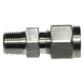 Haltech 1/4in Stainless Compression 1/8in NPT Thread Fitting Kit w/Nut & Ferrule