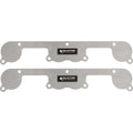 Exhaust Block Off Plates SBC Spread Port Aluminum