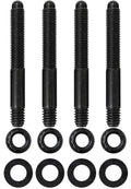 Moroso 5/16in-24 x 2.5in Long 12-Point Nuts Carburetor Stud Kit