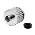 K&N Breather 1in Flg W/1in-1/4in Grmt 3in od X 2-3/8in h