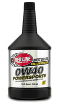 Red Line 0W40 Motor Oil Quart (For Four-Stroke Dirt Bikes/ATVs/Powersports Applications)