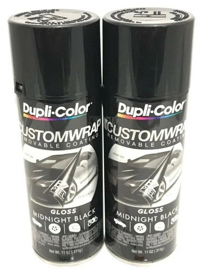 DUPLICOLOR CUSTOM WRAP GLOSS MIDNIGHT BLACK