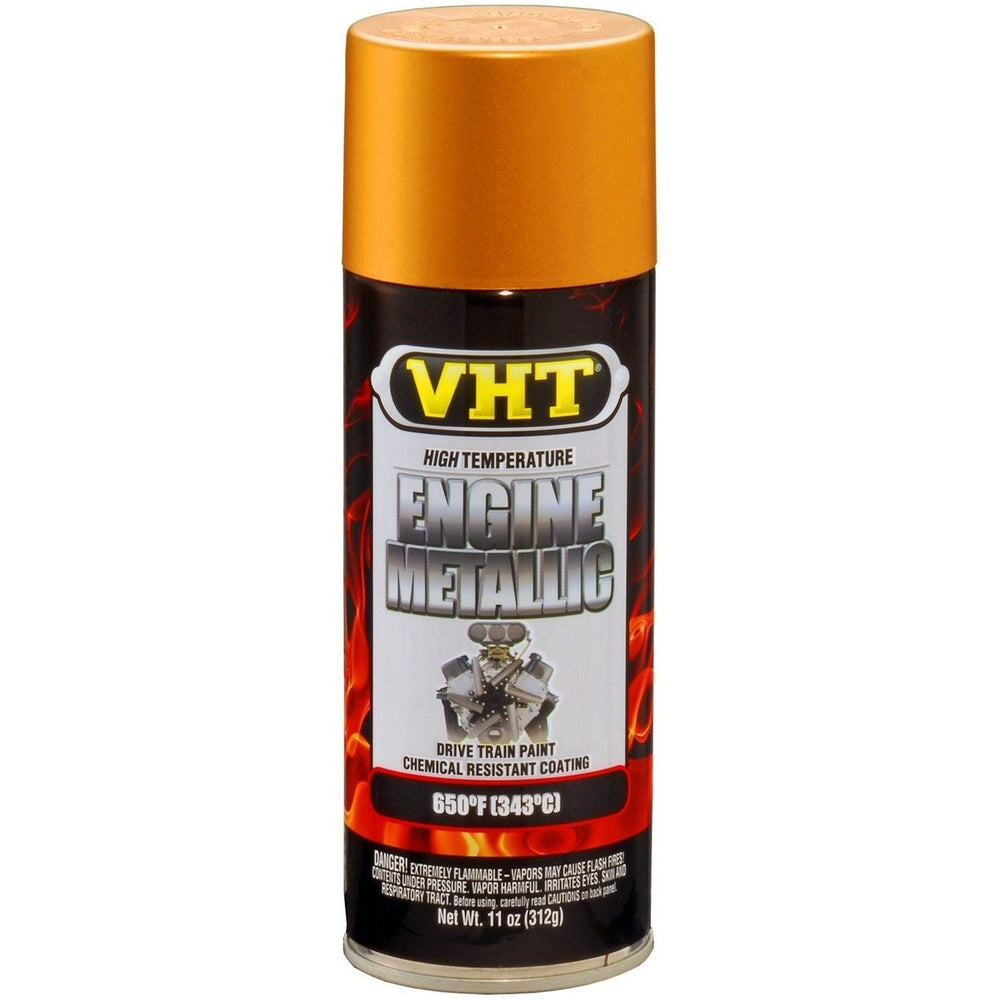 HIGH TEMPERATURE ENGINE METALLIC COATING; GOLD FLAKE; 11 OZ. AEROSOL