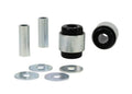 Toe arm - outer bushing 2 Shell Bushings 2 Tubes 4 Washers Grease