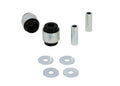 Toe arm - outer bushing 2 Shell Bushings 2 Tubes 4 Washers Grease