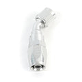 #6 X 45 POWER FLOW HOSE END CLEAR