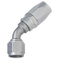 #6 X 45 POWER FLOW HOSE END CLEAR