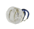 STEP LAMP - BLUE CHROME CAP