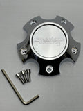 AR CAP BOLT-ON (CH/BK/CH) - 5X120/4