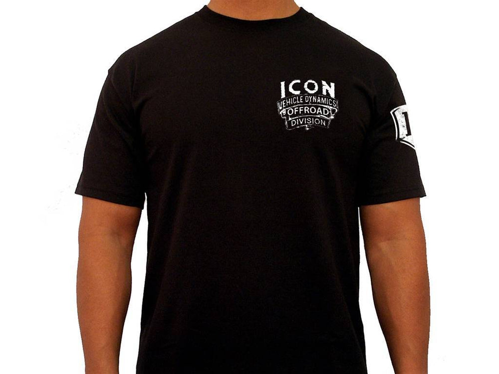 ICON Western-Logo Tee - Black, Extra Large