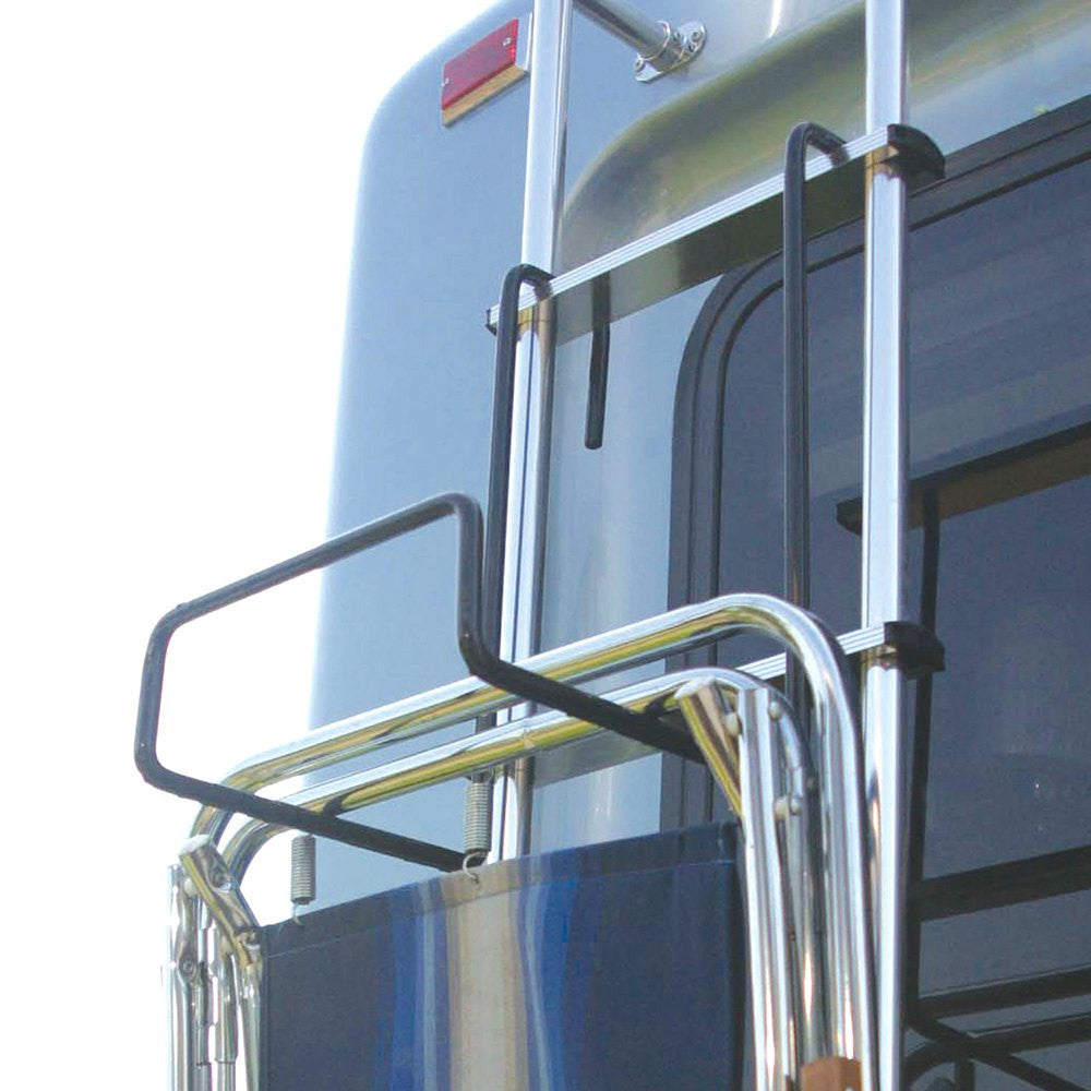 CHAIR RACK BLACK HOOKS OVER LADDER STYLE