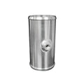 2.5 IN OD X 5 IN L ALUMINUM COUPLER W/ 1/8 IN NPT BUNG