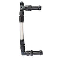Fragola -6AN x 9/16-24 Carb Adapter Long 3in