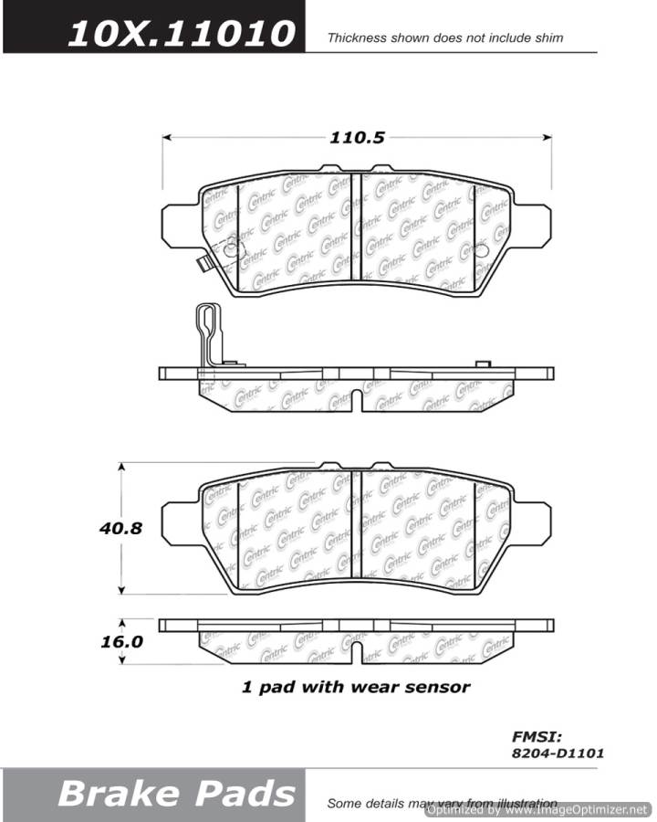 C-TEK Semi-Metallic Brake