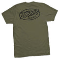 RUGGED RADIOS BOLT T-SHIRT - GREEN
