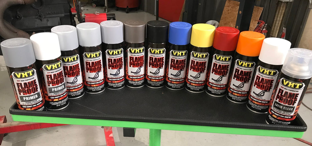 EXTREME HIGH TEMPERATURE COATING; FLAT WHITE; 11 OZ. AEROSOL