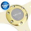 NRG Steering Wheel Horn Button Ring - Chrome Gold