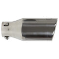 DC Sport Polished Stainless Universal Bolt On Exhaust Slant Cut Tip 2.25 Inlet 3.75 Outlet
