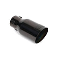 DC Sport Black Polished Stainless Universal Bolt On Exhaust Tip 2.5 Inlet 3.5 Outlet