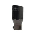 DC Sport Black Polished Stainless Universal Bolt On Exhaust Tip 2.5 Inlet 3.5 Outlet
