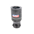 DC Sport Black Polished Stainless Universal Bolt On Exhaust Tip 2.5 Inlet 3.5 Outlet
