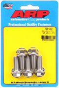 ARP M10 x 1.25 x 25 Hex SS Bolts (5/pkg)
