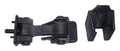 Black Hood Catch Kit for 97-06 Jeep TJ Wrangler, L or R (1 Catch & 1 Bracket) Crown Automotive