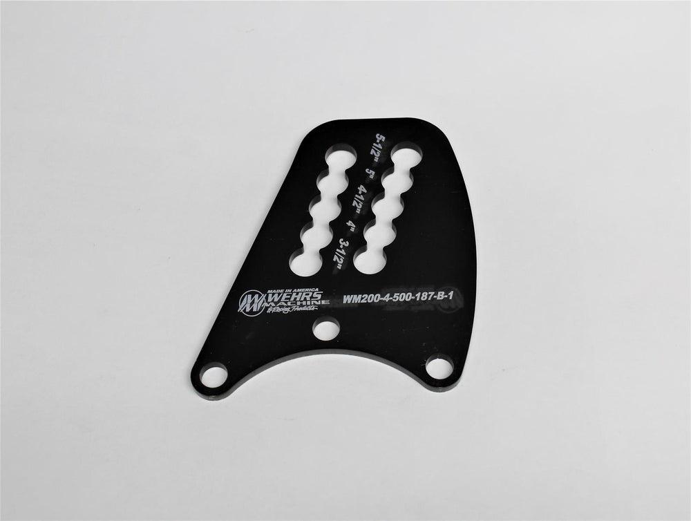 Top Link Plate Q/C Rear- End Dbl Slot 1/2in Holes