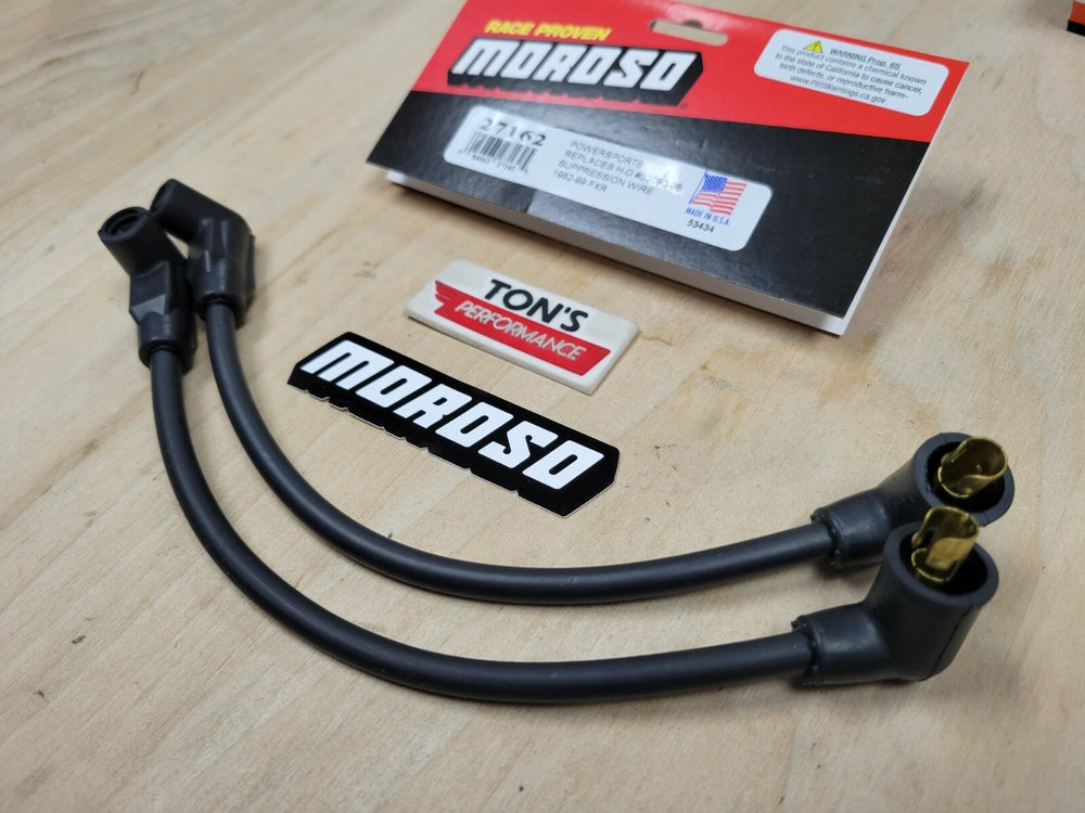 Moroso 82-99 Harley-Davidson FXR Suppression Core Wire Set - Black