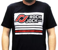 RockJock T-Shirt w/ Distressed Logo Black XXL Print on the Front