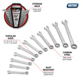 METRIC WRENCH SET 11 PCS