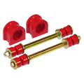 Prothane Universal Greasable Sway Bar Bushings - 25MM - Type A Bracket - Red