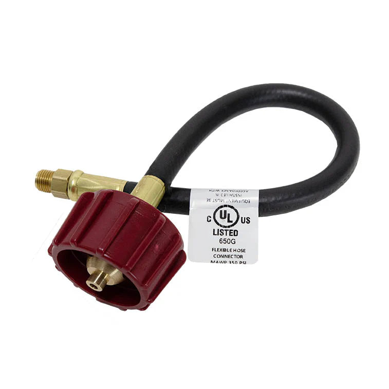 12 IN. RED ACME NUT PROPANE HOSE AS