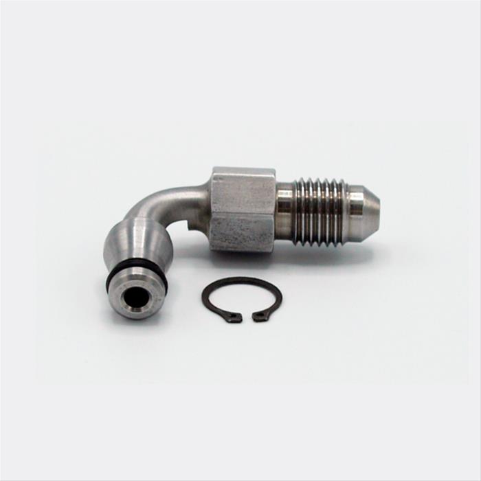 Inlet Swivel Fitting 90 Deg Male 4an
