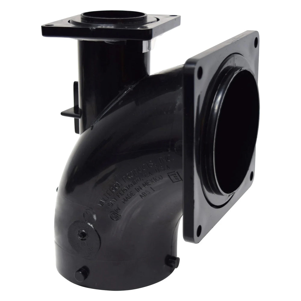 HEEL INLET 1/4 BEND 3IN HUB X 3IN AND 11/2IN ROTATING FLANGES