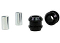 Control arm - upper outer bushing 2 Bushings 2 Tubes Install Guide Grease