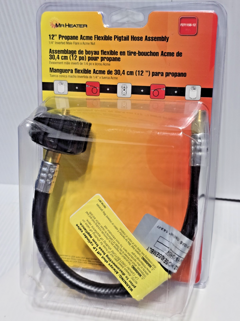 12' ACME FLEXIBLE PIGTAIL HOSE ASSE