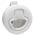 WHITE NYLON LOCKING SLAM LATCH (PKGD)