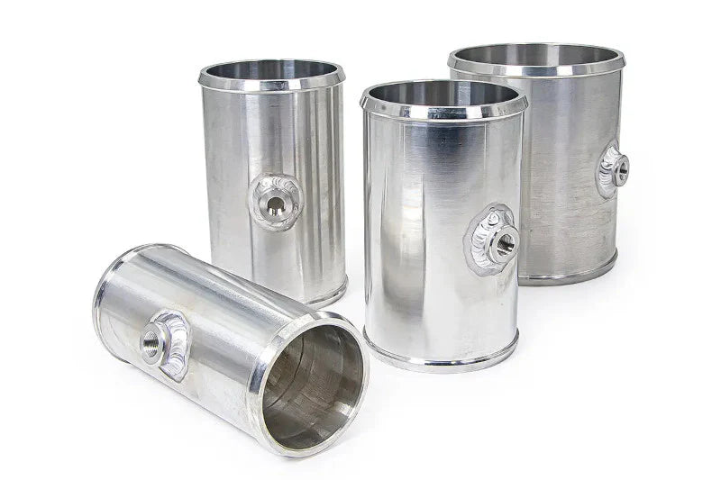 2.25 IN OD X 5 IN L ALUMINUM COUPLER W/ 1/8 IN NPT BUNG