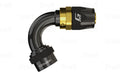 GReddy AN04 120 DEGREE HOSE END SWIVEL BLACK/GOLD ANODIZED