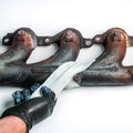 J B Weld exhaust