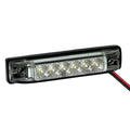 RED 4IN SLIM LINE LED UTILITY STRIP LIGHT CLEAR LENS RETAIL