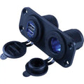 USB/12V POWER SOCKET PANEL W/