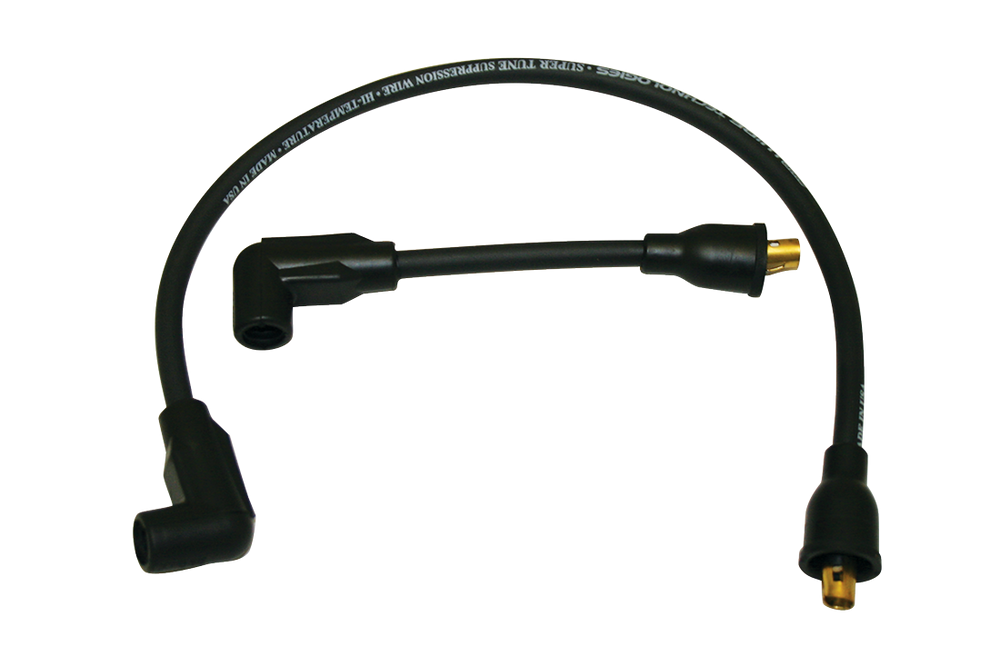 Moroso 65-78 Harley-Davidson FL/FX Suppression Core Wire Set - Black