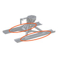 REPLACEMENT CROSSWING 5TH WHEEL HITCH SKID PADS